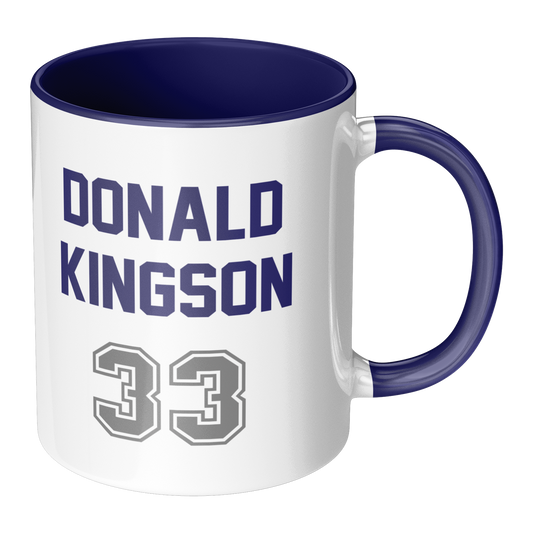 Personalized 11 oz Coffee Mug 'We Almost Win' - Custom Team Colors, Name & Number