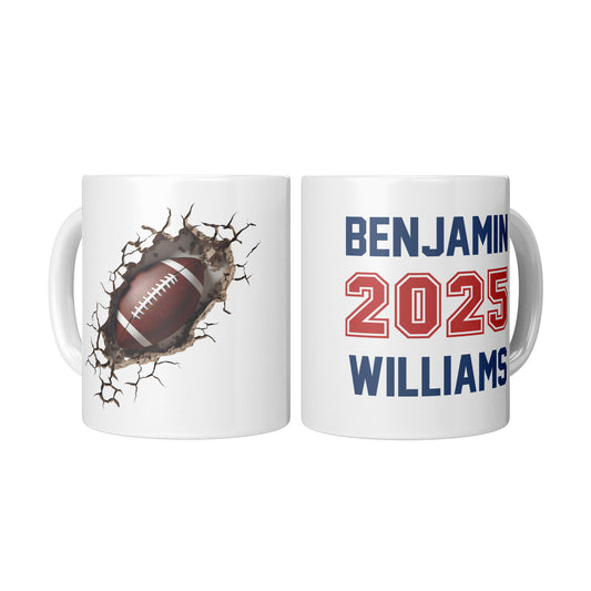 11 oz 3D White Ceramic Mug