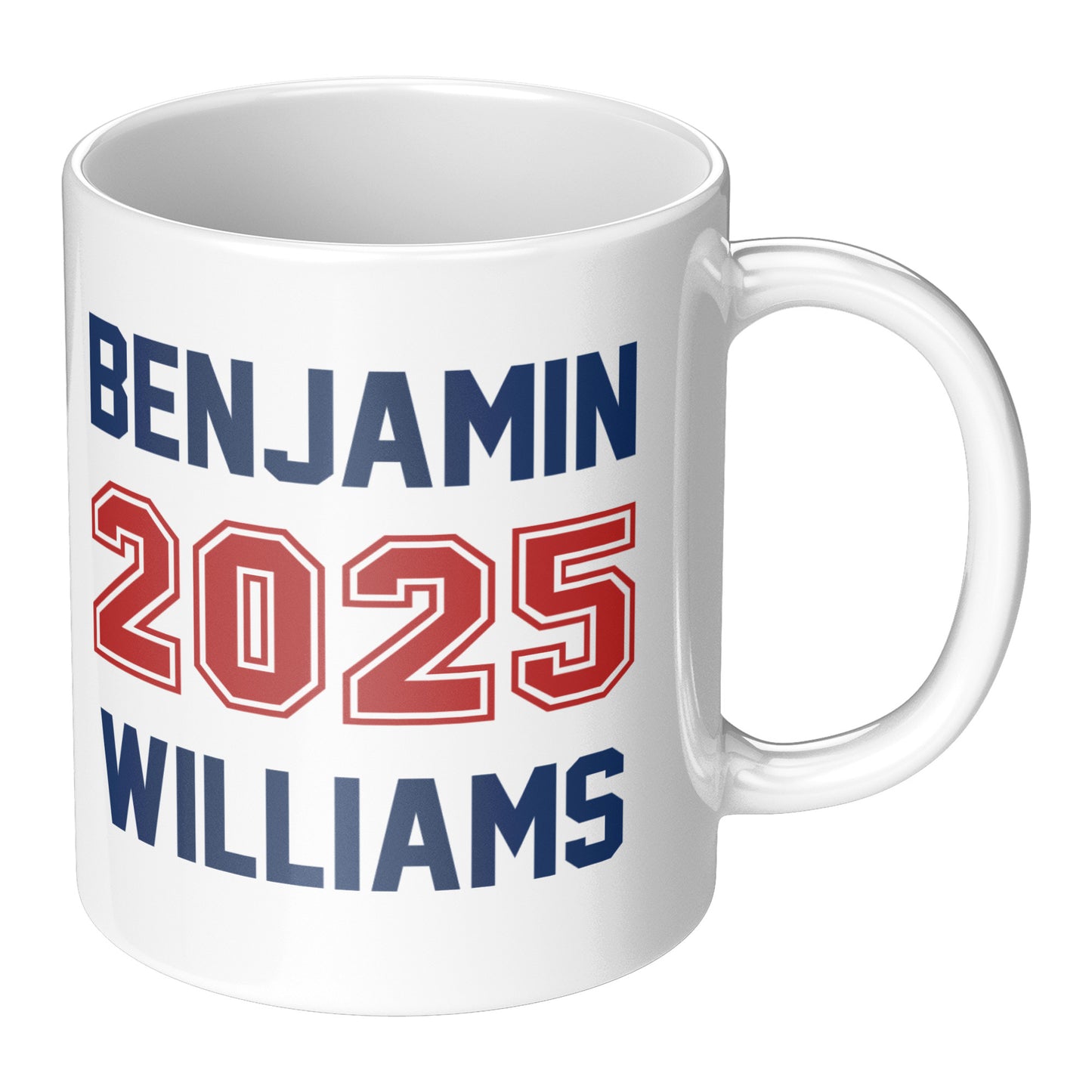 11 oz 3D White Ceramic Mug