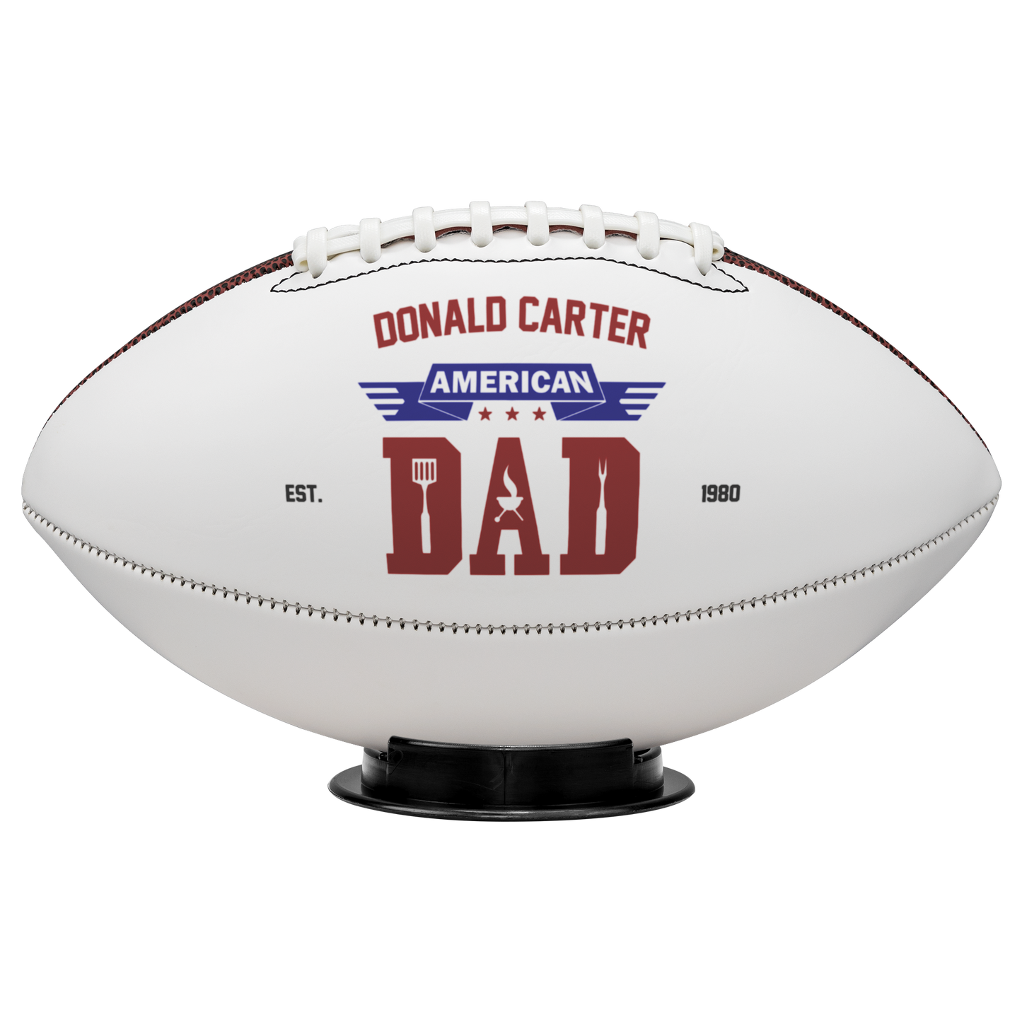 Football AMERICAN DAD with Name & Date