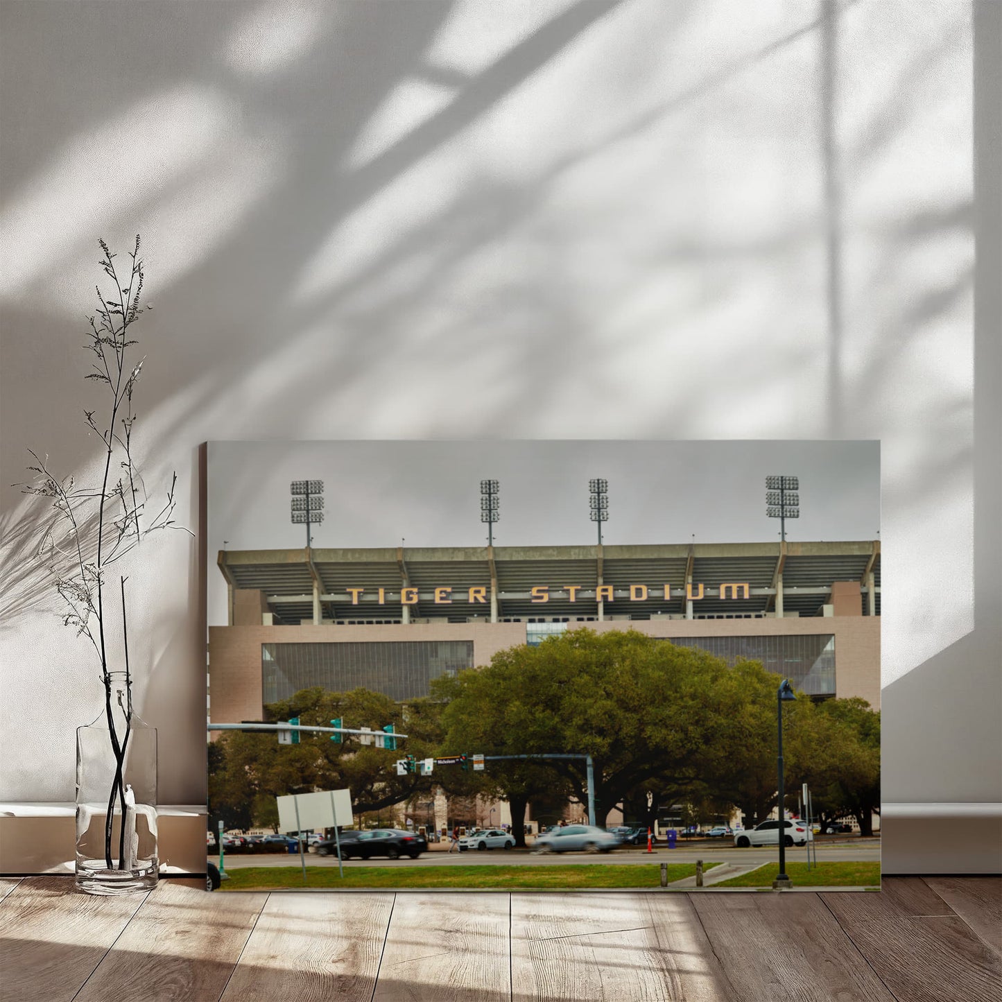 Canvas Wall Art - LSU Tiger Stadium at Louisiana State University in Baton Rouge