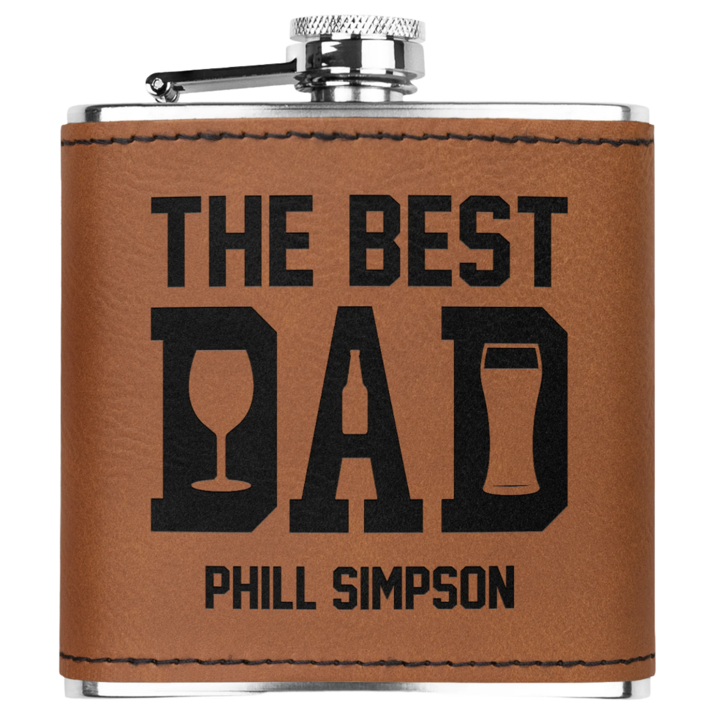 6oz Flask THE BEST DAD