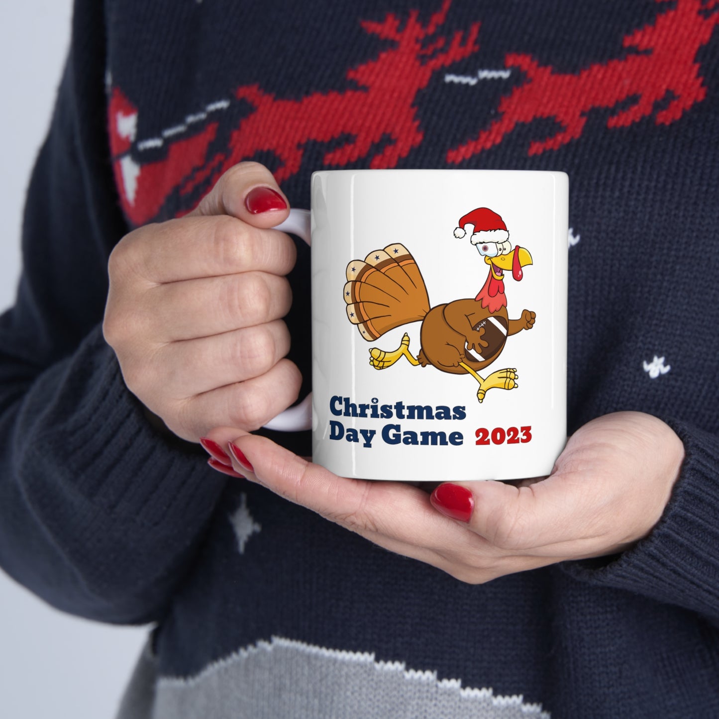 Ceramic Mug 11oz "Christmas day game 2023"