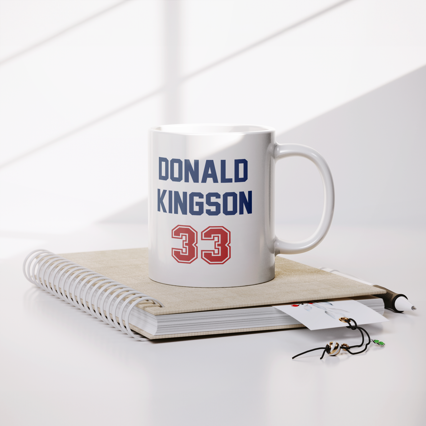 Personalized 11 oz Football Mug with Custom Text, Photo or Picture