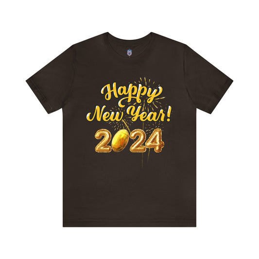 Unisex Jersey Short Sleeve Tee "Happy New Year!"