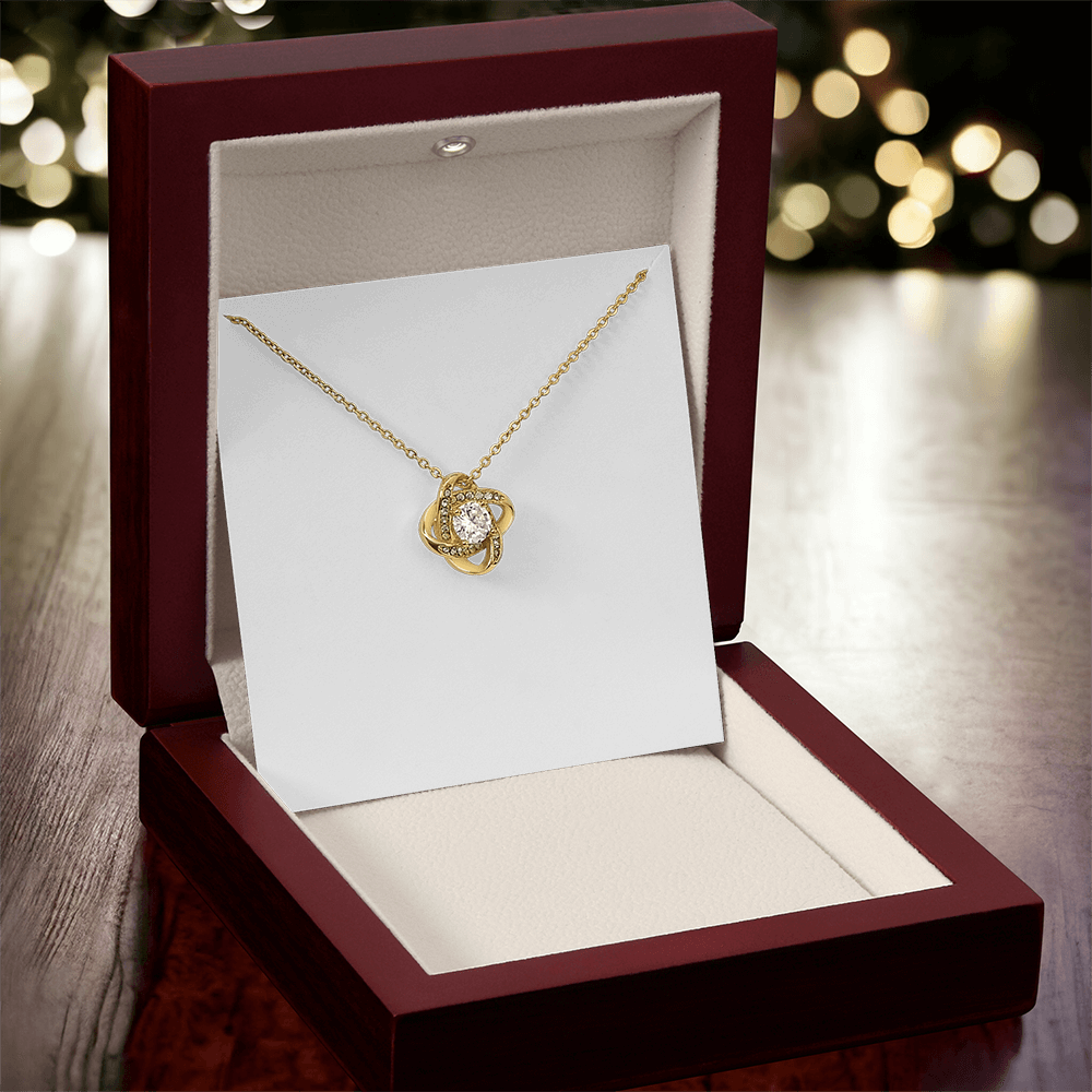 Love Knot Necklace - To My Daughter - Gift Set #D01