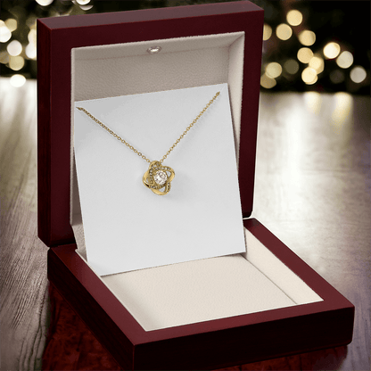 Love Knot Necklace - To My Daughter - Gift Set #D01