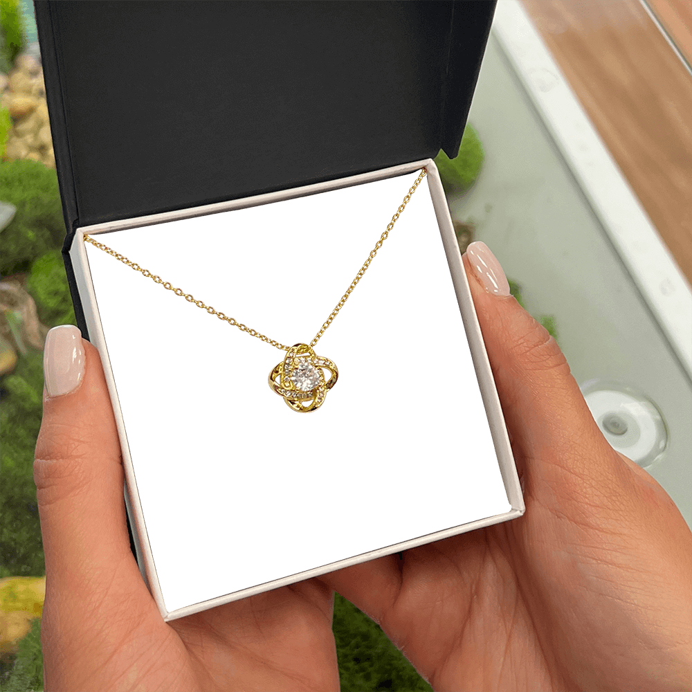 Love Knot Necklace - To My Daughter - Gift Set #D01