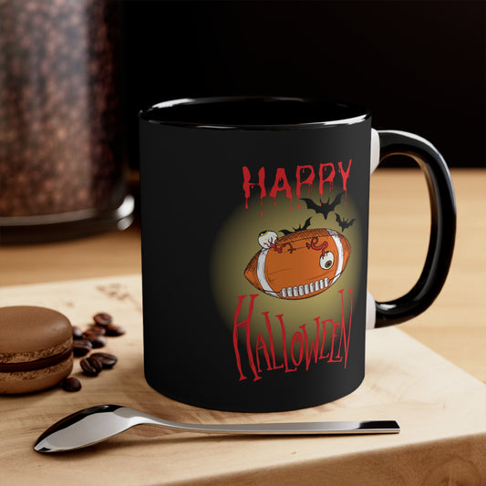 Accent Coffee Mug, 11oz "Happy Hallowin 2"