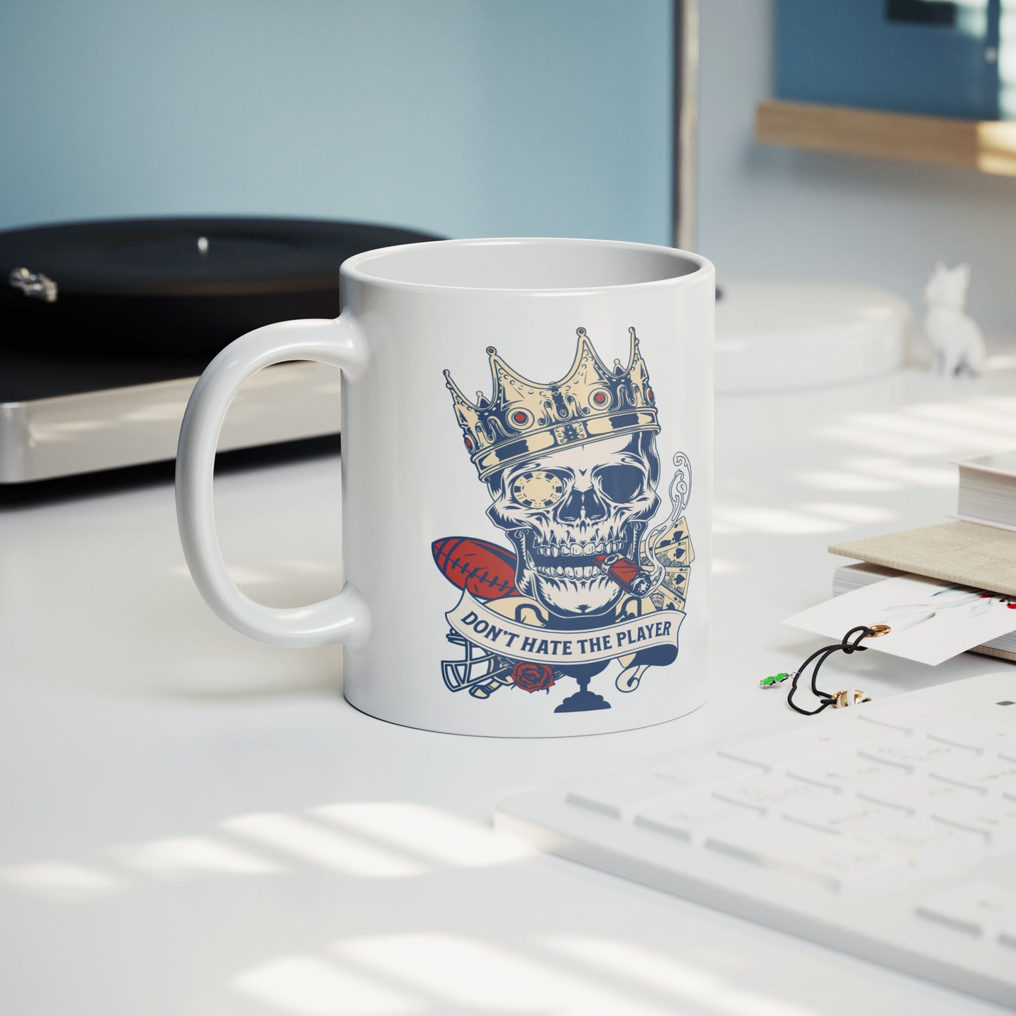 11 oz White Ceramic Mug