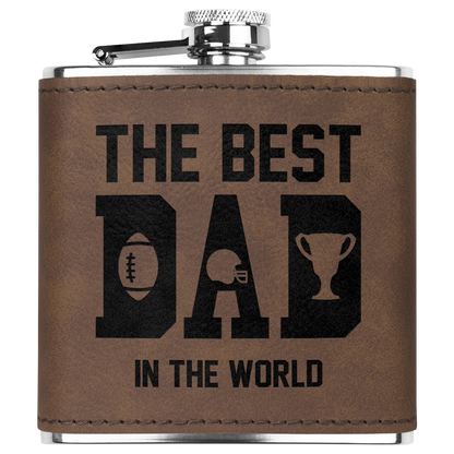 6oz Flask THE BEST DAD
