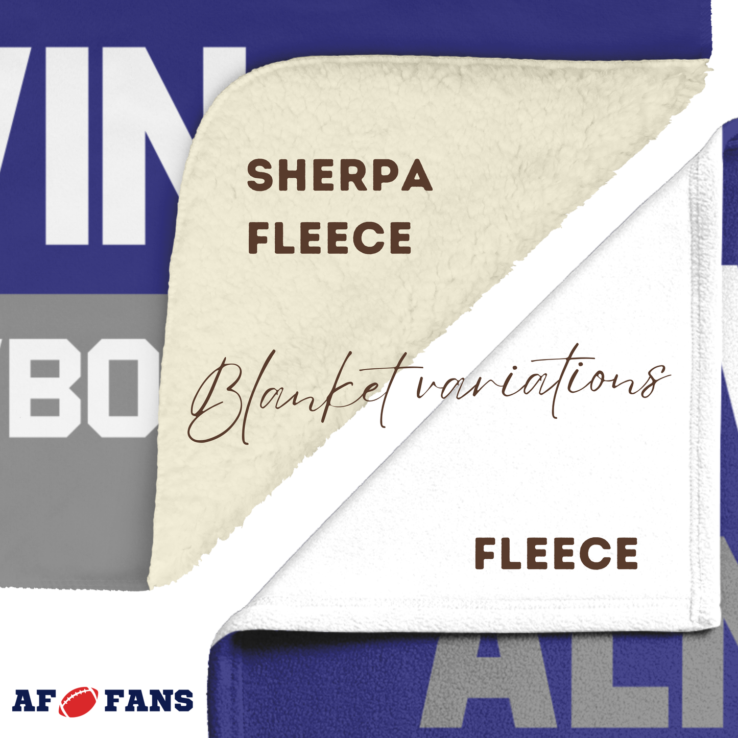 Personalized 'We Almost Win' Fleece Blanket in Football Team Colors - Custom Text for Game Day