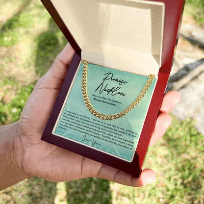Promise Necklace For Him, Boyfriend Gift