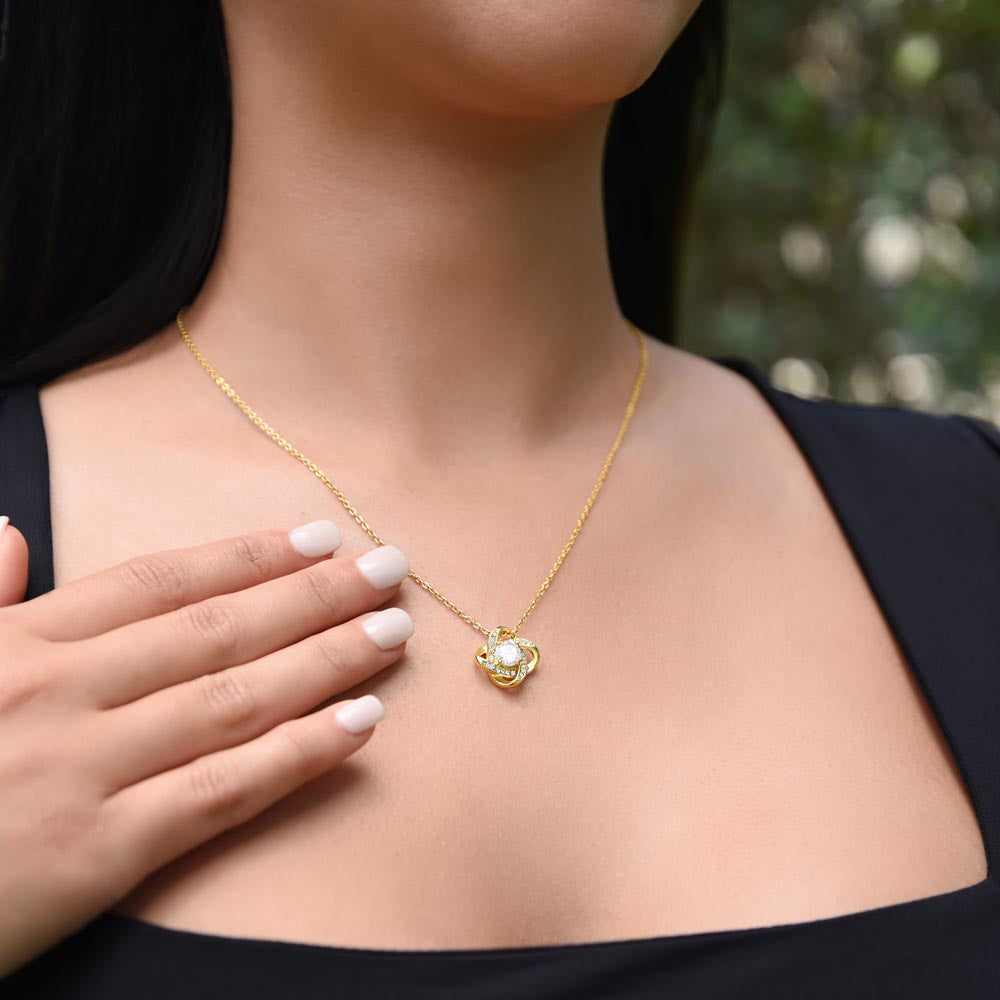 Love Knot Necklace - To My Daughter - Gift Set #D02