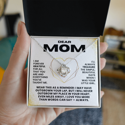 Love Knot Necklace - Dear Mom - Gift Set #M01