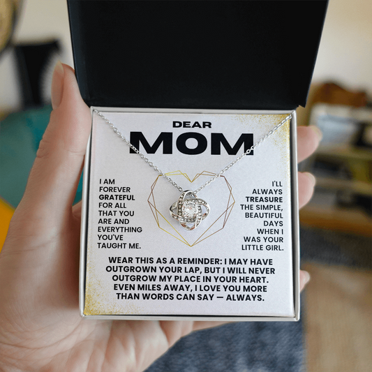 Love Knot Necklace - Dear Mom - Gift Set #M01