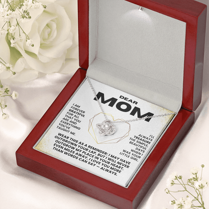 Love Knot Necklace - Dear Mom - Gift Set #M01