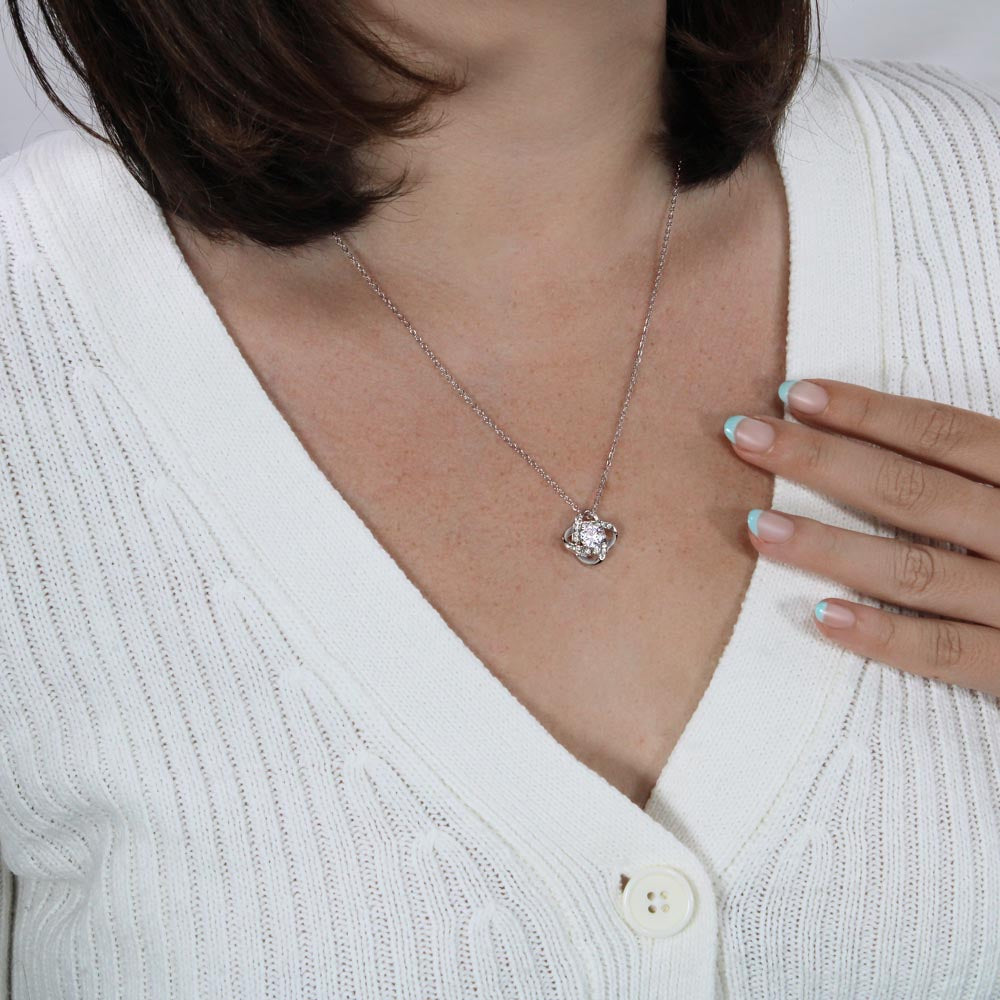 For Her: Pendant Necklace without Message Card • Forever Tied to You