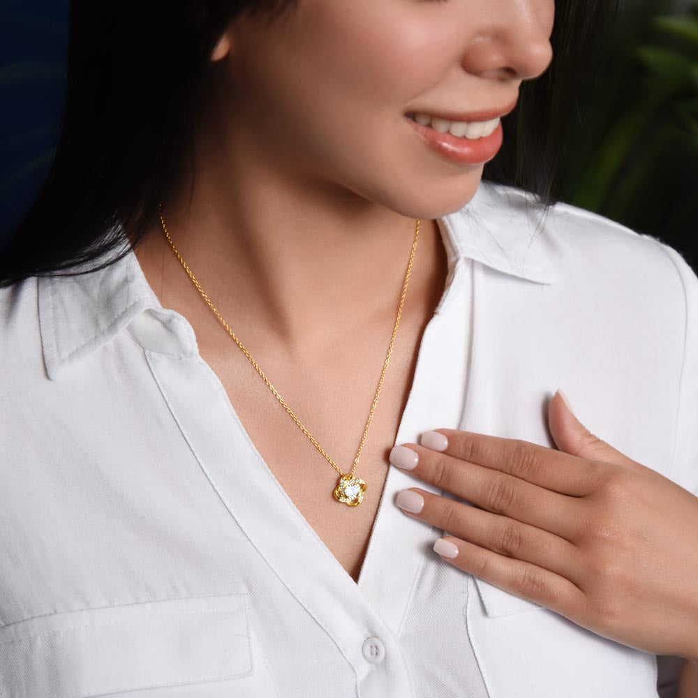 For Her: Pendant Necklace without Message Card • Forever Tied to You