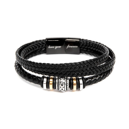 For Son: Love You Forever Bracelet with Message Card — "I'll always be with you"
