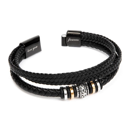 For Son: Love You Forever Bracelet with Message Card — "I'll always be with you"