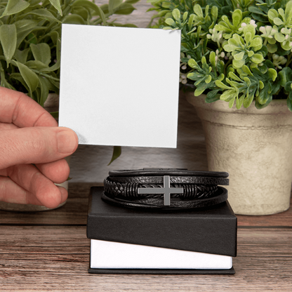 Cross Bracelet for Men