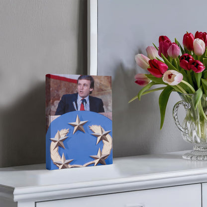 Canvas Wall Art - Donald Trump, New Jersey Generals Owner, 1985