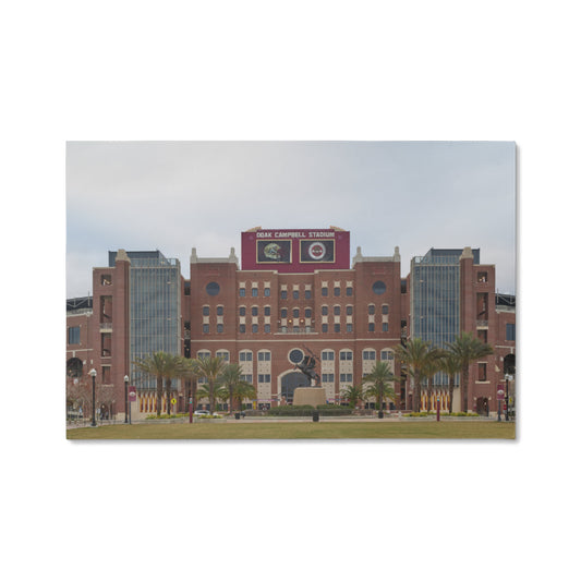 Canvas Wall Art - The massive Doak S. Campbell Stadium, popularly known as Doak, at Florida State University in Tallahassee