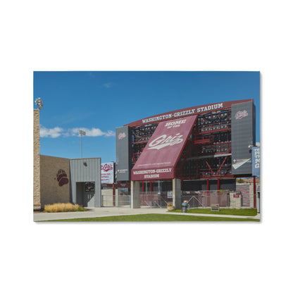 Canvas Wall Art - Washington-Grizzly Stadium, the home field of the University of Montana's football team, nicknamed the Grizzlies, in Missoula