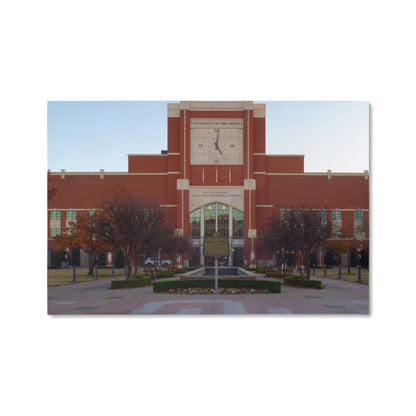 Canvas Wall Art - The Gaylord Family Oklahoma Memorial Stadium in Norman, a prominent suburb of the Oklahoma capital city, is the home field of the Oklahoma Sooners football teamty