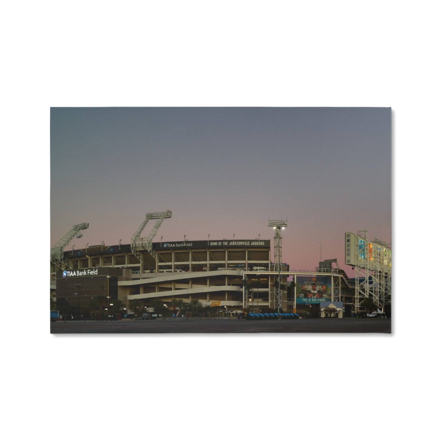 Canvas Wall Art - TIAA Bank Field, the home stadium of the Jacksonville Jaguars of the NFL, in Jacksonville, Florida