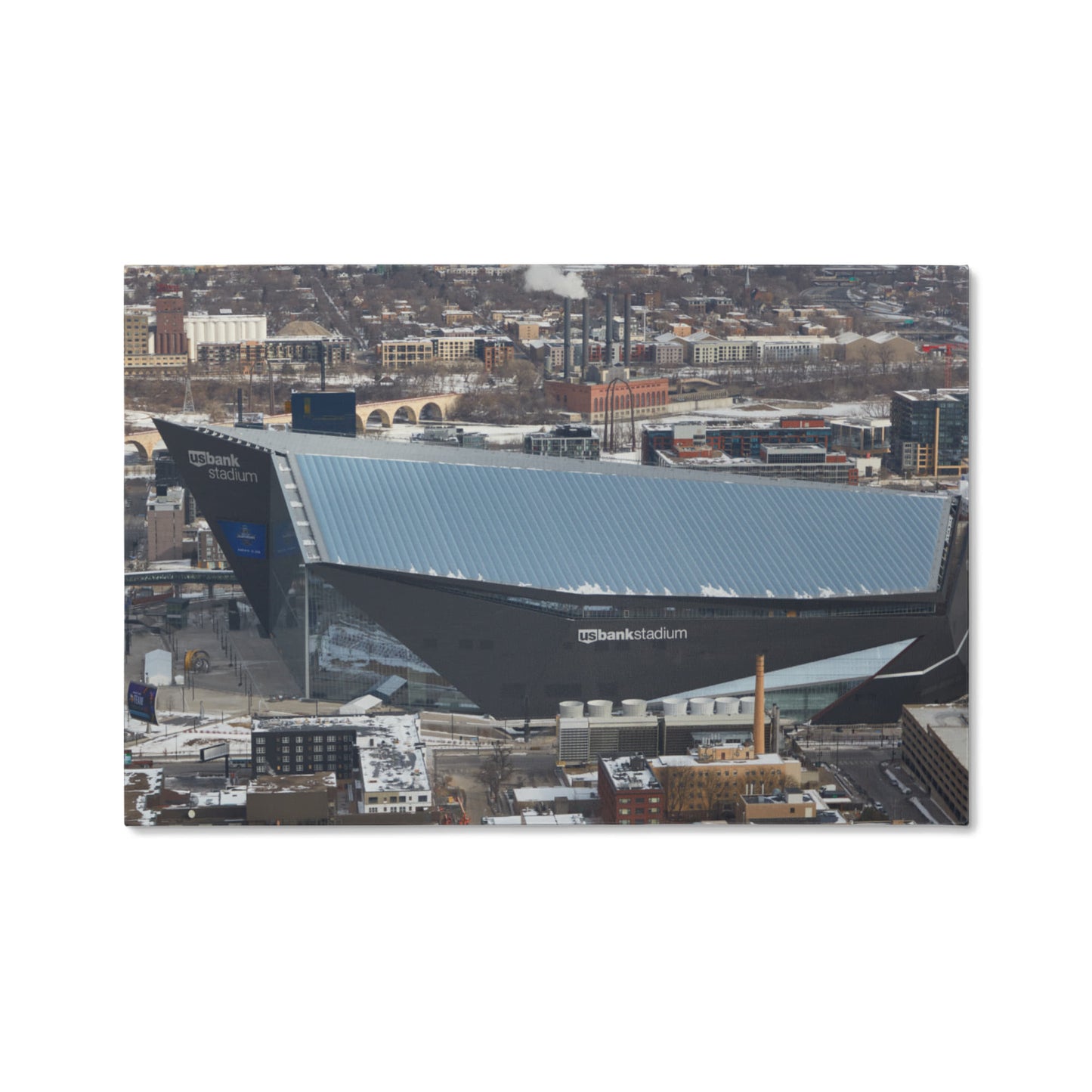 Canvas Wall Art - Minneapolis, U.S. Bank Stadium, home of the National Football League's Minnesota Vikings