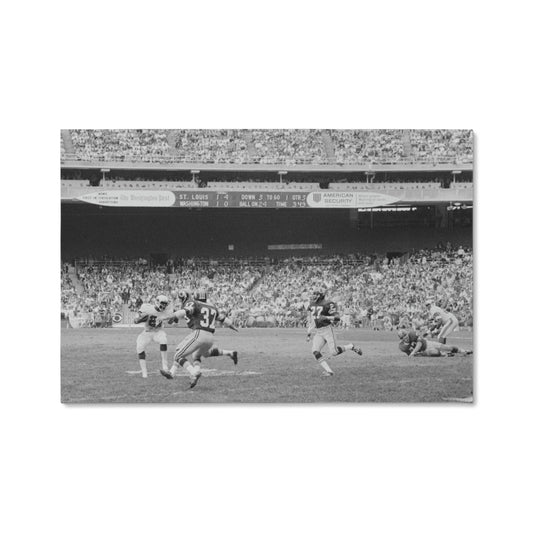 Canvas Wall Art - Redskins vs Cardinals Football Game, 1974