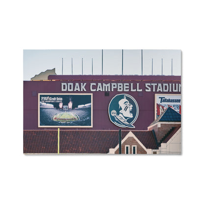 Canvas Wall Art - Doak Campbell Stadium, the home football stadium of the Florida State Seminoles team at Florida State University in Tallahassee