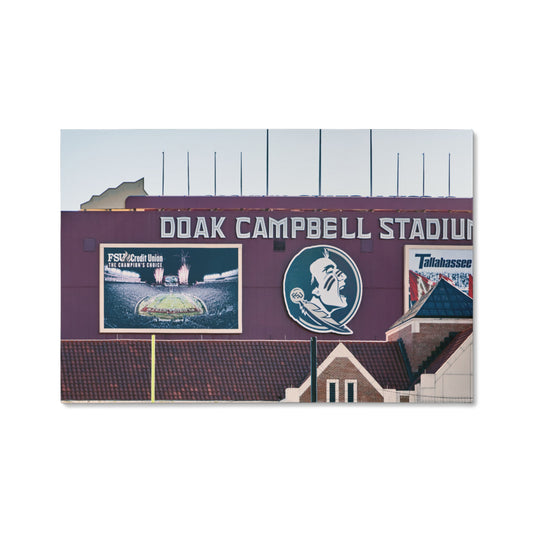 Canvas Wall Art - Doak Campbell Stadium, the home football stadium of the Florida State Seminoles team at Florida State University in Tallahassee