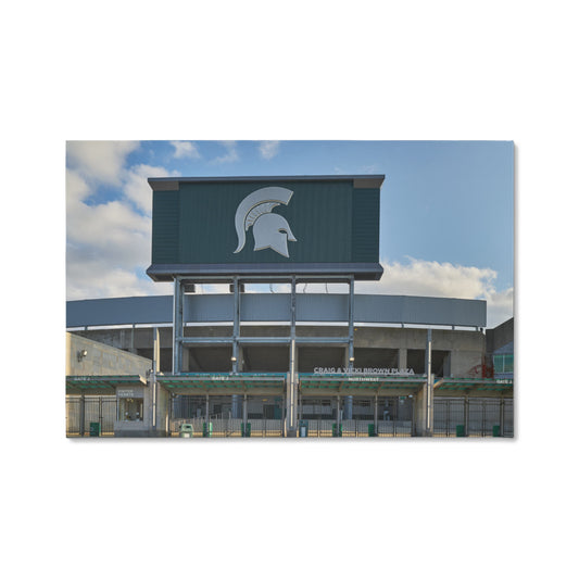 Canvas Wall Art - Spartan Stadium, the football stadium at Michigan State University in East Lansing. The university's athletic teams are nicknamed Spartans