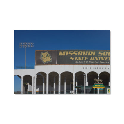 Canvas Wall Art - Fred G. Hughes Stadium, the football team's home field at Missouri Southern State University in Joplin