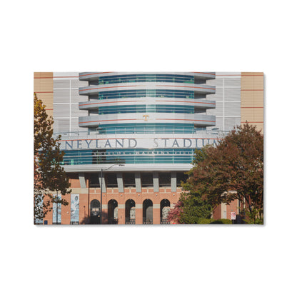 Canvas Wall Art - Neyland Stadium, the home of the University of Tennessee Volunteers' football team on the sprawling campus in Knoxville