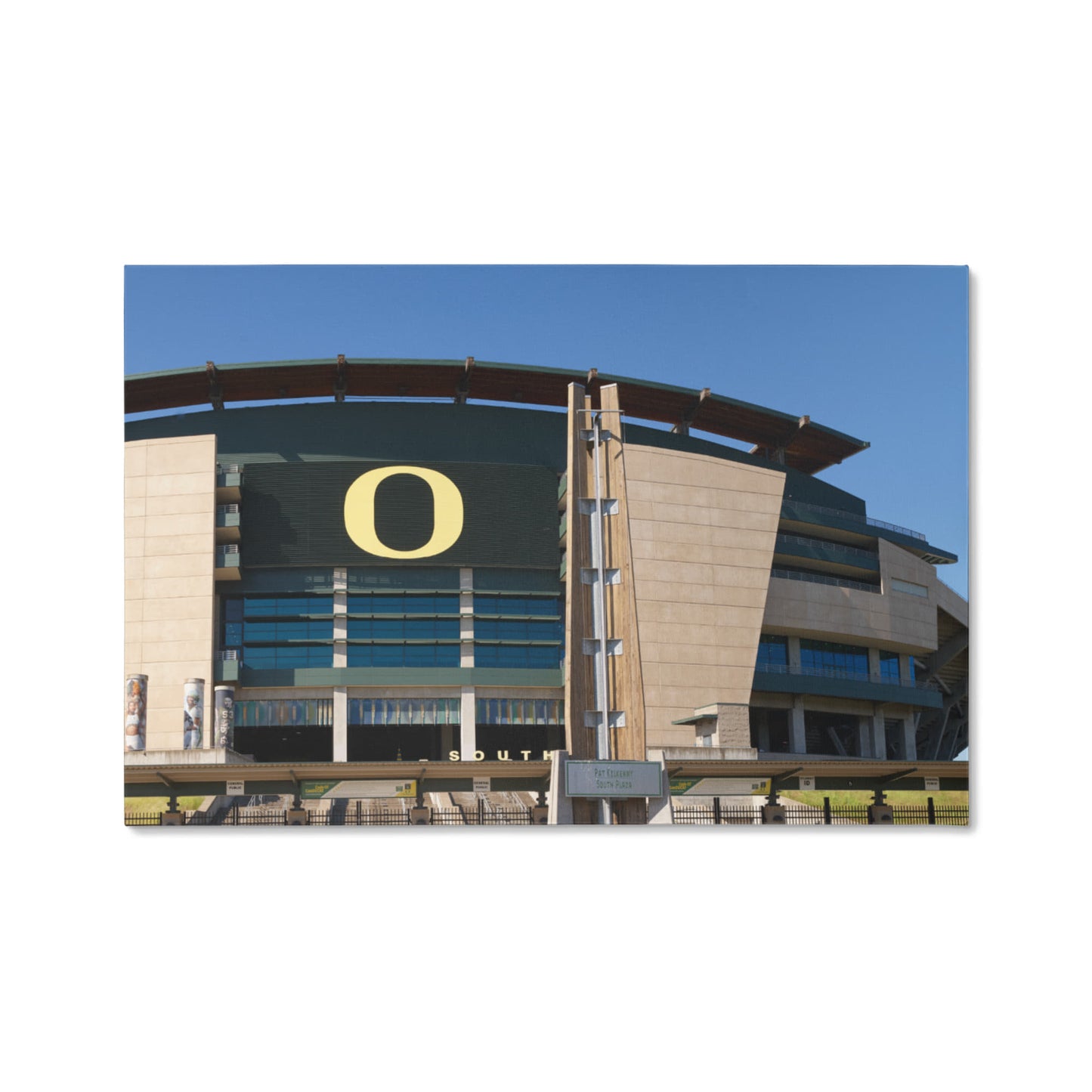 Canvas Wall Art - The Autzen Stadium is the home field of the Oregon Ducks football team