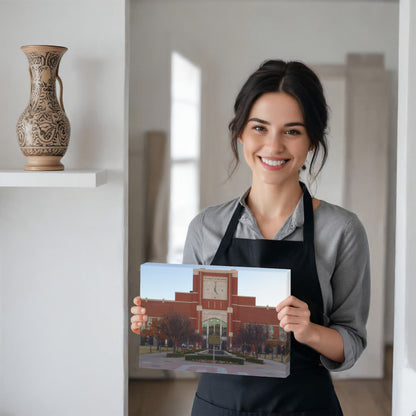 Canvas Wall Art - The Gaylord Family Oklahoma Memorial Stadium in Norman, a prominent suburb of the Oklahoma capital city, is the home field of the Oklahoma Sooners football teamty