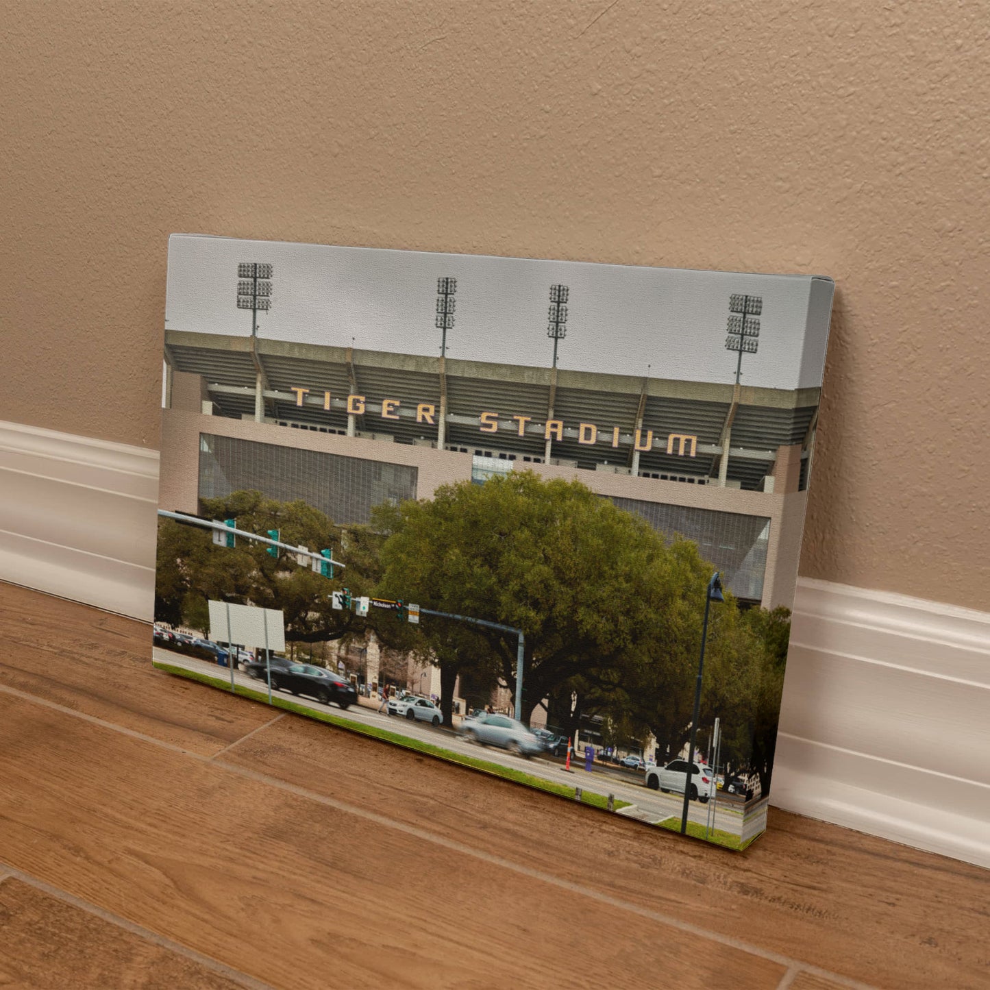 Canvas Wall Art - LSU Tiger Stadium at Louisiana State University in Baton Rouge