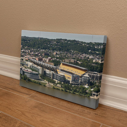 Canvas Wall Art - Pittsburgh, Pennsylvania, Heinz Field, home of the NFL Pittsburgh Steelers