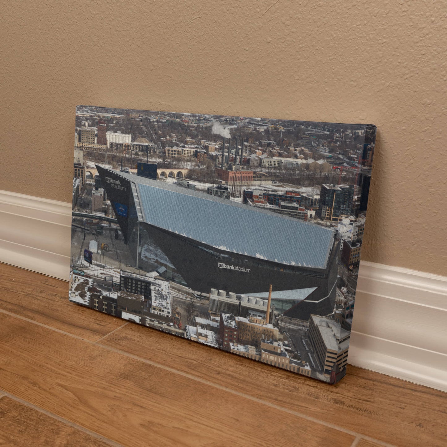 Canvas Wall Art - Minneapolis, U.S. Bank Stadium, home of the National Football League's Minnesota Vikings