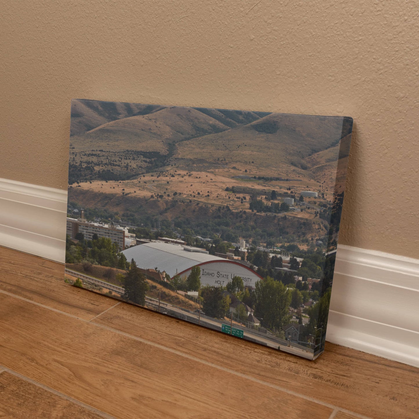 Canvas Wall Art - Holt Arena, the home of the Idaho State University Bengals football team in Pocatello, Idaho