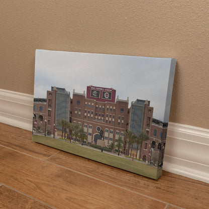 Canvas Wall Art - The massive Doak S. Campbell Stadium, popularly known as Doak, at Florida State University in Tallahassee