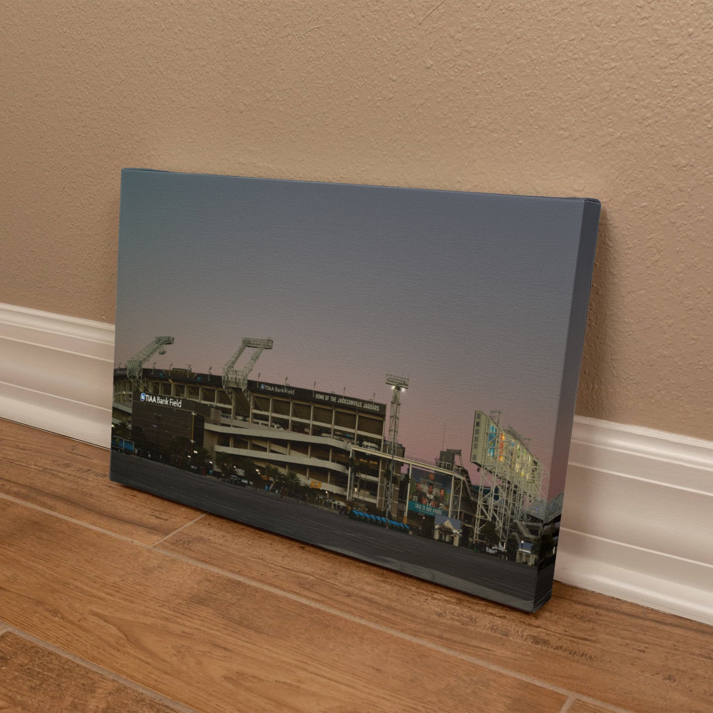 Canvas Wall Art - TIAA Bank Field, the home stadium of the Jacksonville Jaguars of the NFL, in Jacksonville, Florida