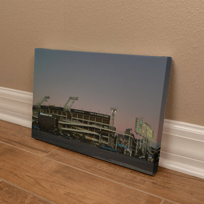 Canvas Wall Art - TIAA Bank Field, the home stadium of the Jacksonville Jaguars of the NFL, in Jacksonville, Florida