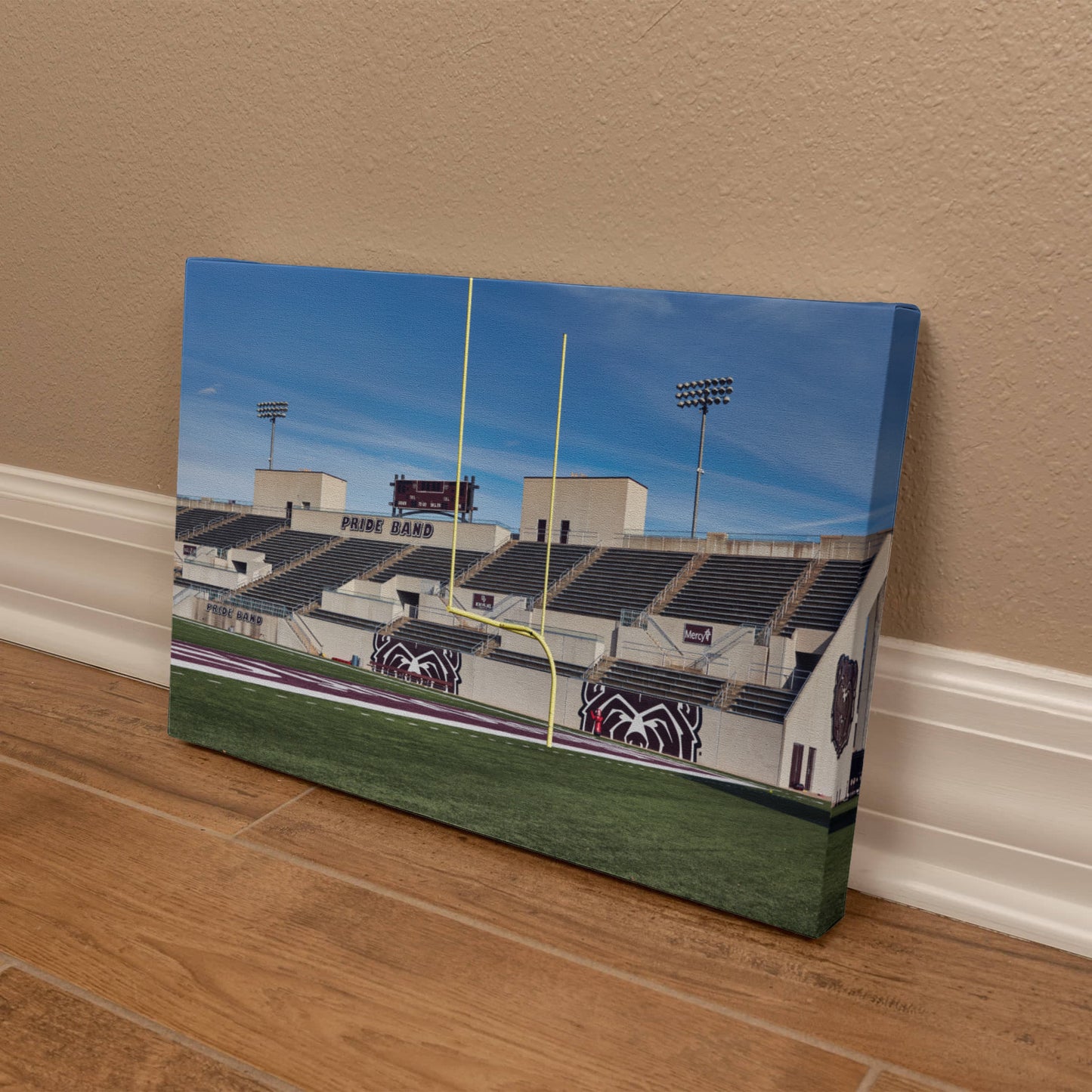 Canvas Wall Art - Robert W. Plaster Sports Complex, the football field on at the main campus of Missouri State University in Springfield