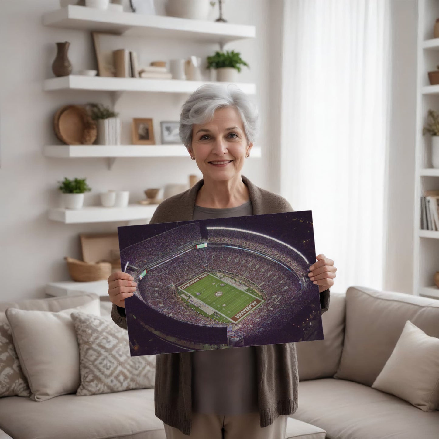 Canvas Wall Art - University of Alabama Football Stadium, 2010
