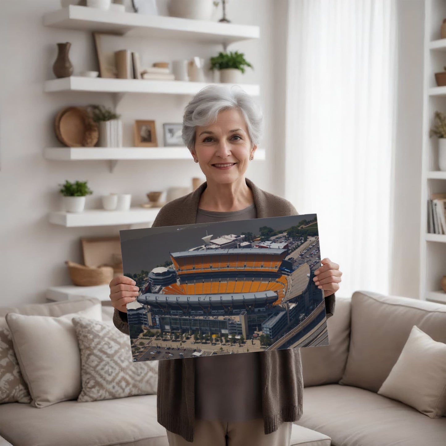 Canvas Wall Art - Heinz Field, the home statium of the Pittsburgh Steelers NFL team